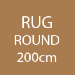 Round Alpaca Rug - 200 cm diameter